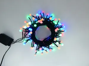 Luces Led de Navidad de Globos D&B 140 Bombillos con Funciones Multicolor 2.5 Mts